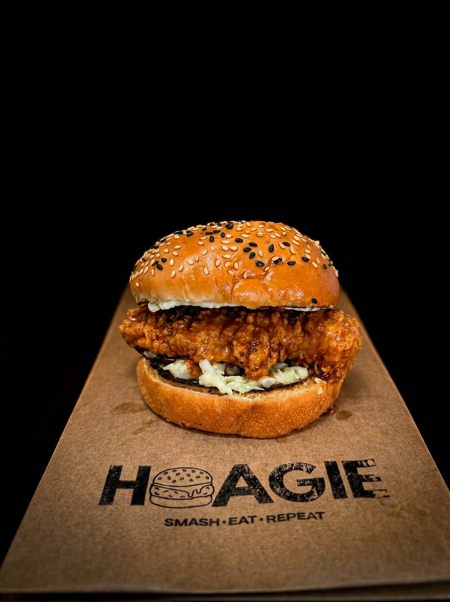 The Sticky Slaw Burger
